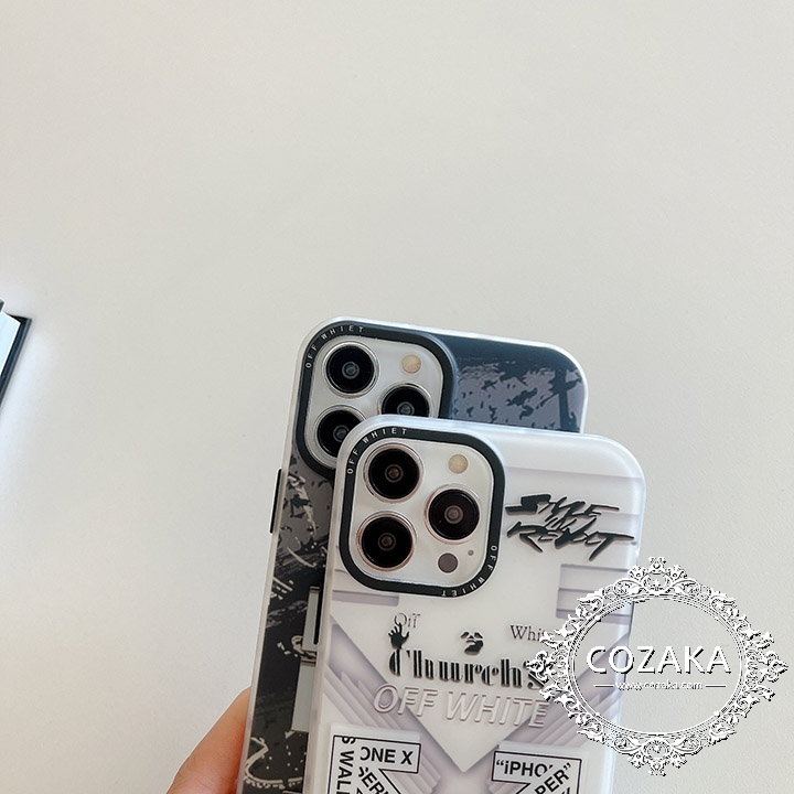 off white iphone15ケース薄型 