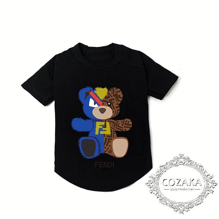  熊 くま ペット用服 春夏  Fendi 