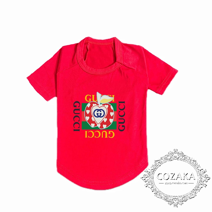 gucci 猫と犬 Tシャツ