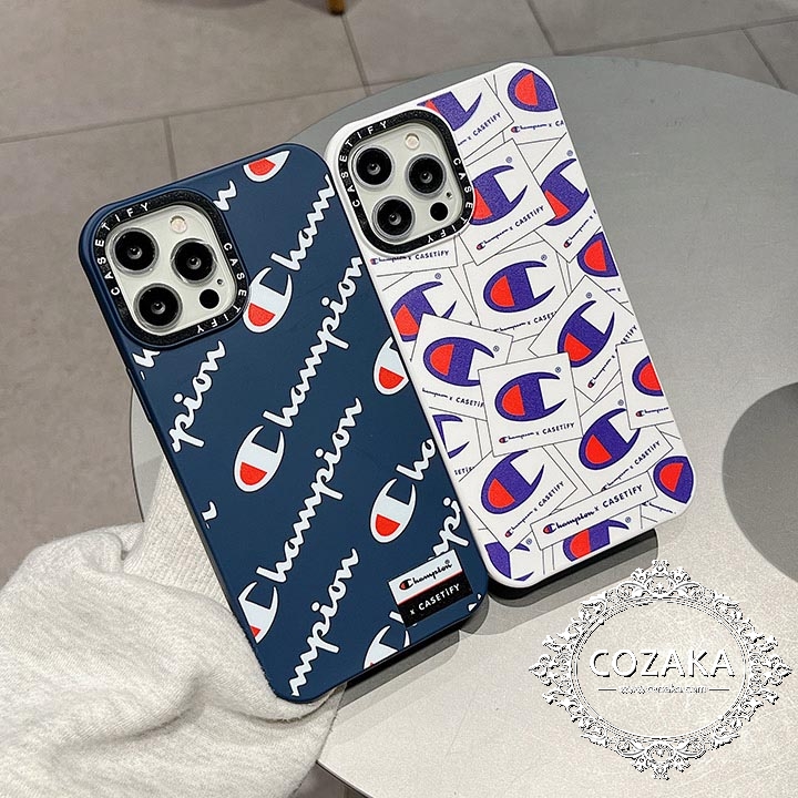 champion風 iphone15カバーおしゃれ