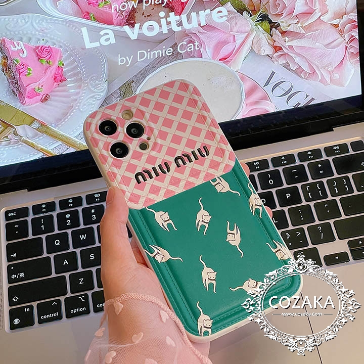 低価格 ミュウミュウ風 スマホケース