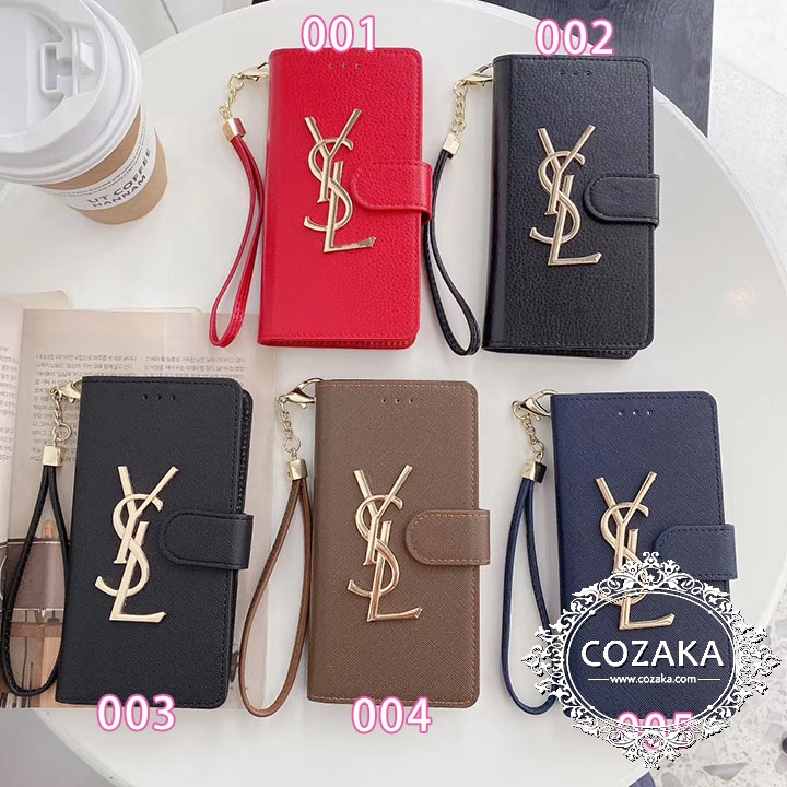 ysl 皮製iphone15スマホケース手帳型