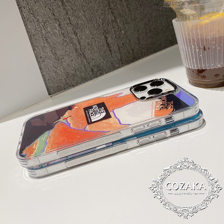 雪山 ザ・ノース・フェイス the north face アイフォーン 13 スマホケース