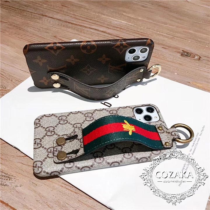 gucci 定番柄 iphone15 proケース皮製