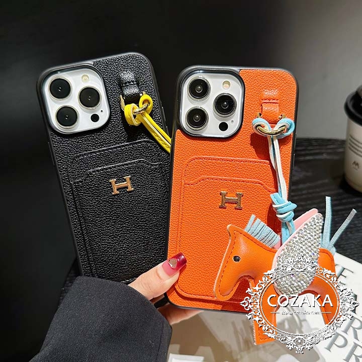 hermes iphone15ケースカード収納 