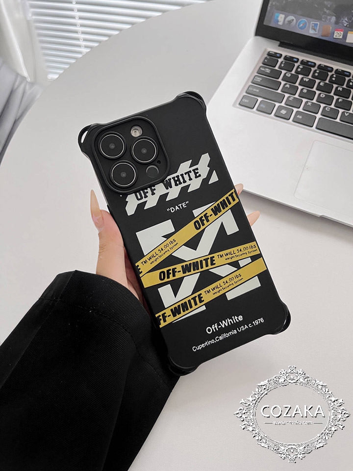 四角保護 iphone 14pro max スマホケース オフホワイト off white