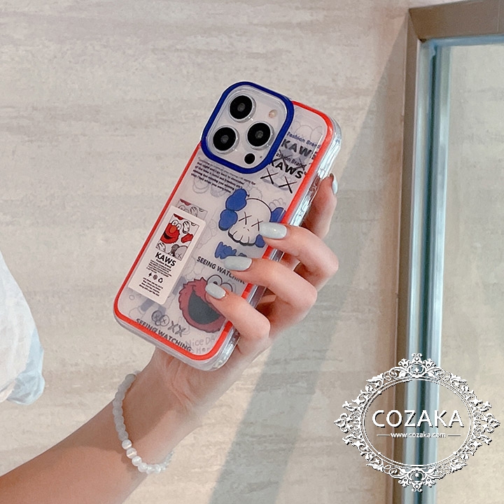 カウズ iphone15 proケース可愛い