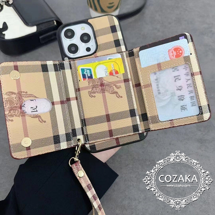 バーバリーアイホン15ケース財布