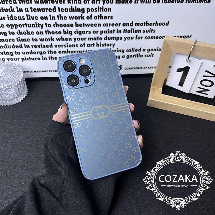 アイホン 14pro max ケースgucci風 ブランドロゴ