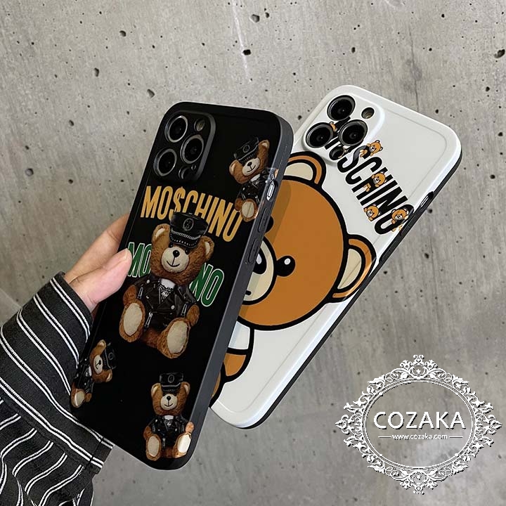 モスキーノ風 アイフォーン 14pro maxケース 可愛い