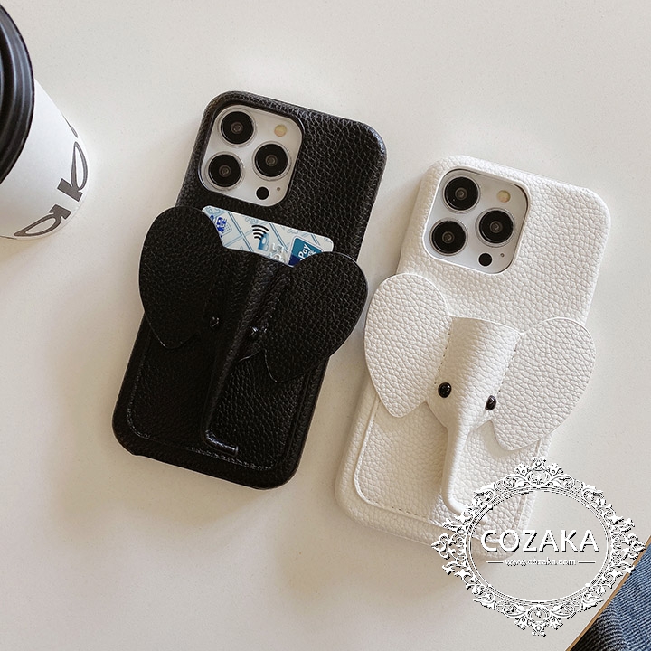 ロエベiphone15スマホケース象