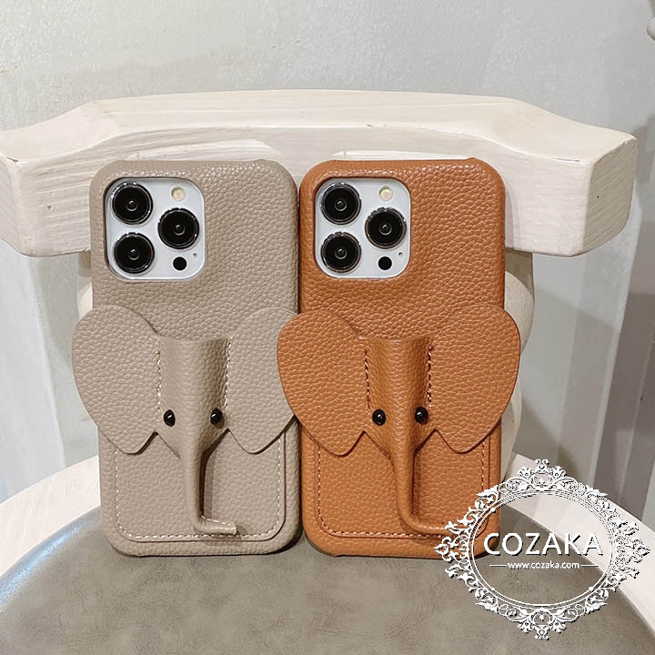 ロエベiphone15スマホケース象