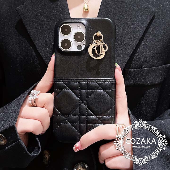 dior iphone15保護カバーカード収納