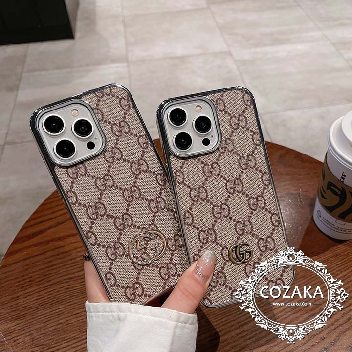 グッチ iphone15ケース電気メッキ