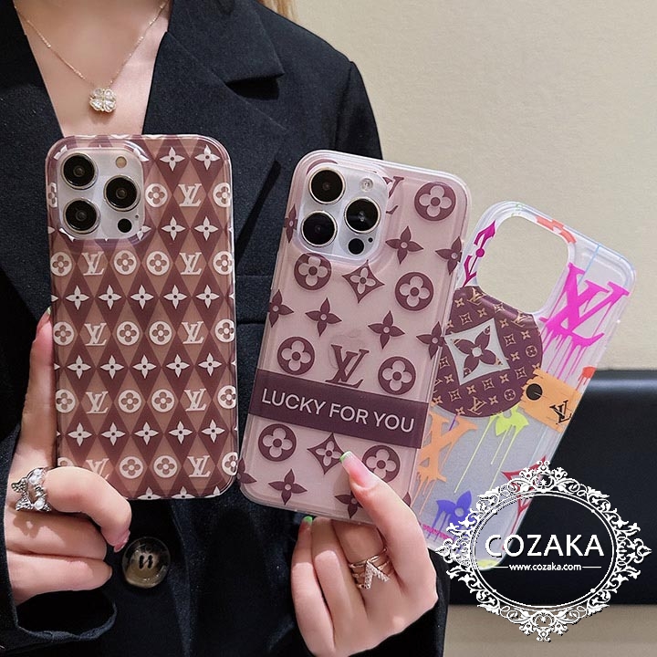 半透明ルイヴィトンiphone15スマホケース