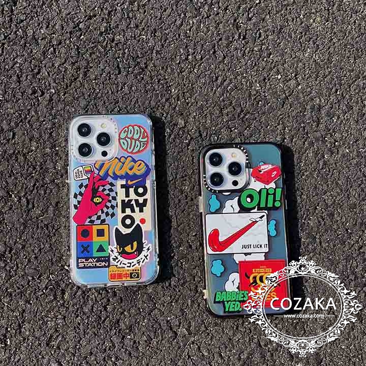 ナイキ nike アイフォン 13スマホケース ブランドロゴ