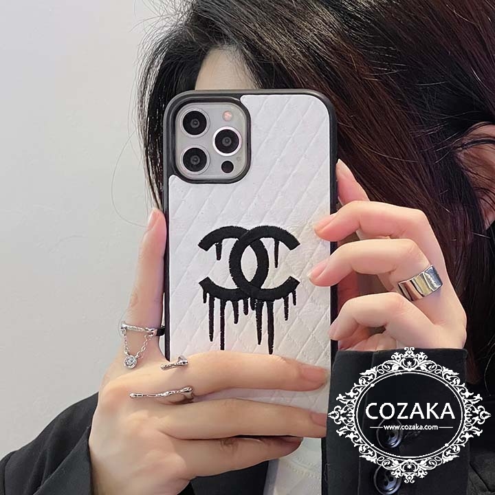 chanel風 スマホケース