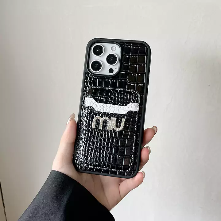 メタルロゴ miumiu アイホン 16 pro max カバー