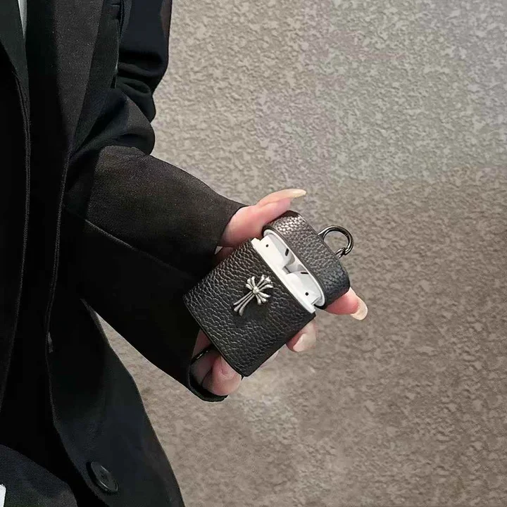 上質 エレガント風 airpods カバー