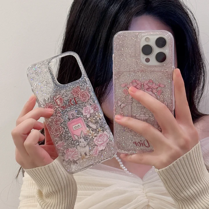 ディオール グリッター アイフォーン 16 スマホケース
