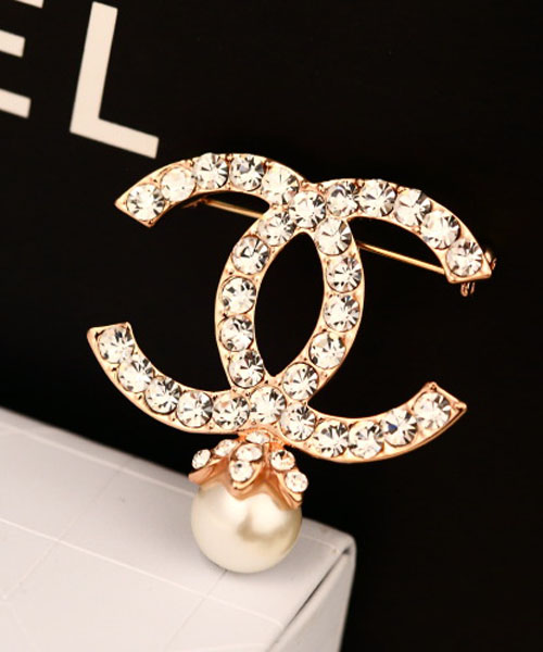 シャネル ブローチ Chanel brooch ゴールドCC パールシャネルコサージュ キラキラ-COZAKA通販