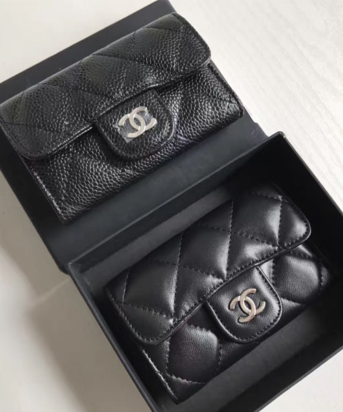 キーケース シャネル,chanel カーフスキン キーケース