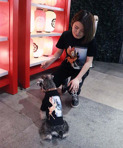  パロディ ジバンシー風 犬用 tシャツ, givenchy 鹿 プリントtシャツ 猫服