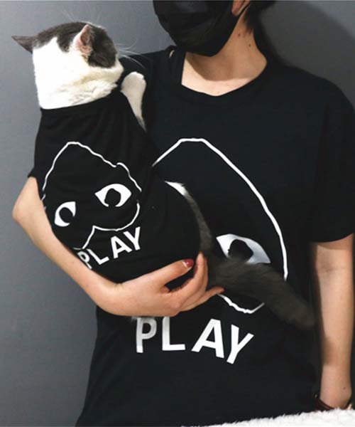 comme des garcons tシャツ 犬用,コムデギャルソン 犬服 半袖