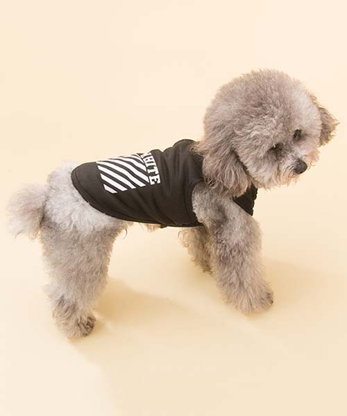 オフホワイト 犬服 タンクトップ,off white ドッグ洋服 薄手,通販