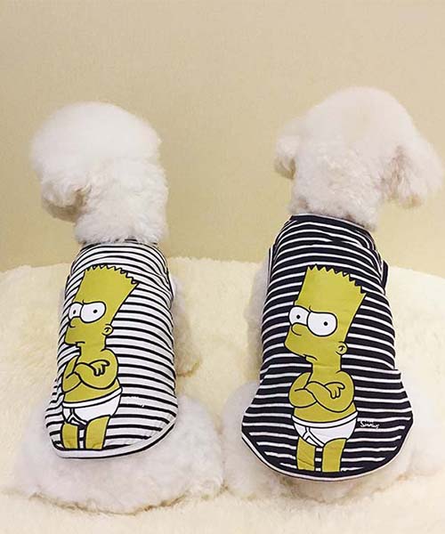 シンプソンズ 犬服 かわいい,simpsons ドッグウェア tシャツ,激安通販