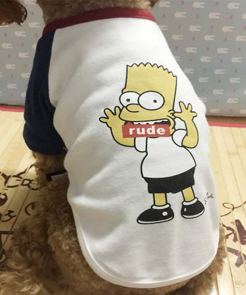 シンプソンズ 犬の服,simpsons ドッグウェア tシャツ,激安通販