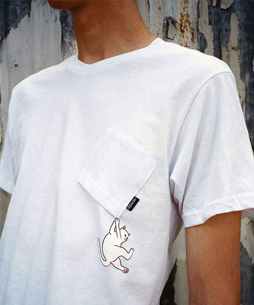 海外セレブ愛用 Ripndip Tシャツ 猫 リップンディップ パロディ Tシャツ ペアルック ア サイズ感 激安通販