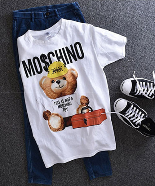 モスキーノ tシャツ くま,モスキーノ パロディ 服,韓国通販