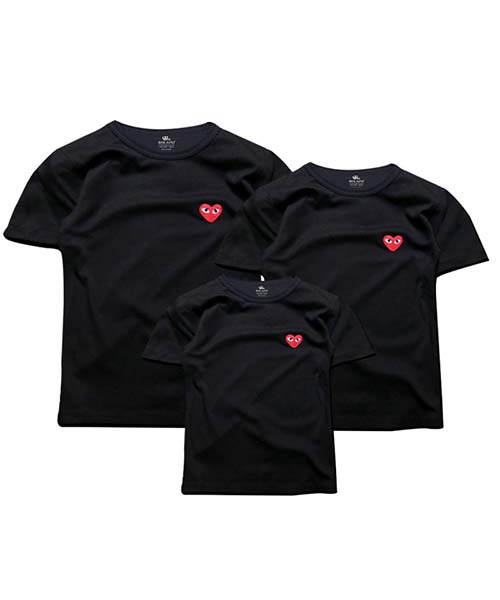 コムデギャルソン T シャツ 親子服 Comme Des Garcons Play キッズ用 ギャルソン ハート 芸能人愛用 通販