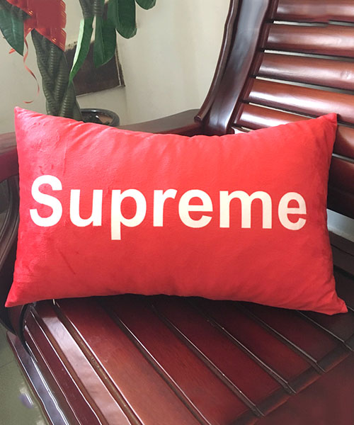 SUPREME 抱き枕(中身＋カバー2点セット,シュプリーム 長方形 クッション