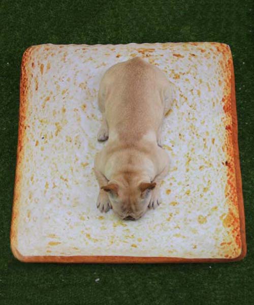 トースト型 犬用ベッド,猫用マット ペット パン型