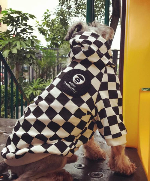 aape 犬服 パーカー,エーエイプ ドッグウェア プルパーカー