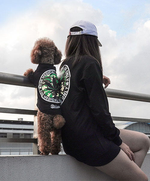 showucool 犬服 スウェット,おしゃれ 犬とのペアルック ストリート