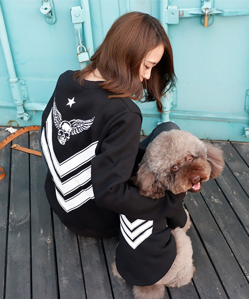 ボーイロンドン風 スウェット 犬服 おしゃれ ストリート 犬とのペアルック 防寒服 通販