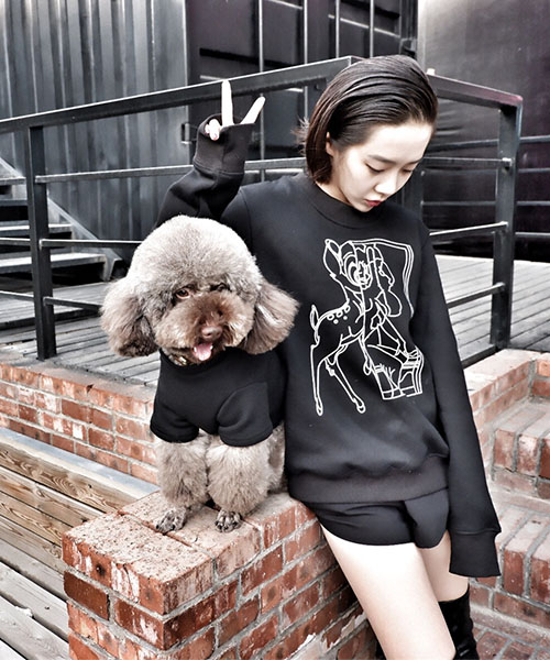 ジバンシー バンビ パーカー 犬服,givenchy 犬とのペアルック スウェット