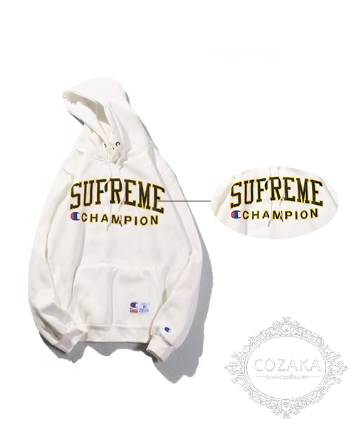 シュプリーム チャンピオン コラボ パーカー supreme champion 