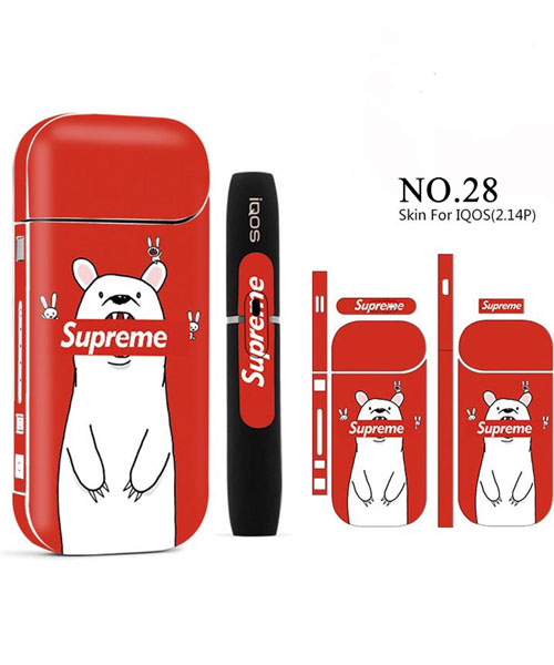 Supreme シュプリーム Iqos アイコス シール ケース カバー タバコ 電子タバコ ステッカー