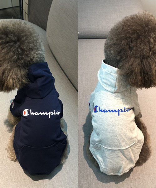 Champion 犬服 パーカー