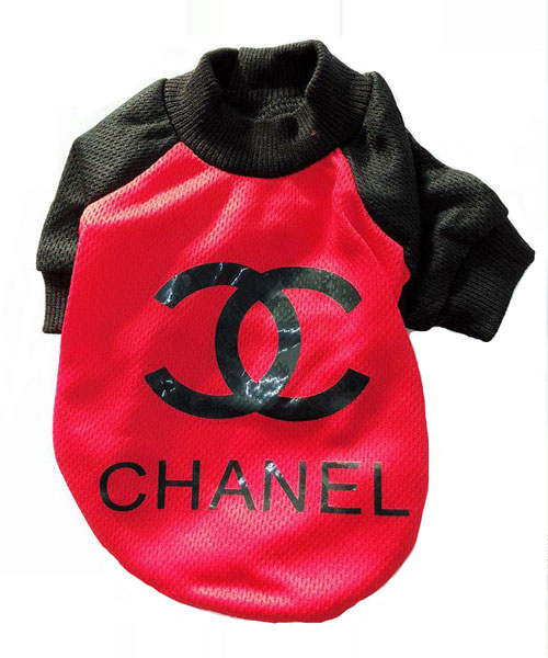 Chanel シャネル犬服 メッシュ製 夏用 通気性 涼しい ココマーク Ccロゴ模様 オシャレ