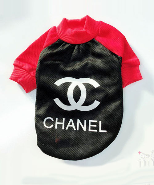 Chanel シャネル犬服 メッシュ製 夏用 通気性 涼しい ココマーク Ccロゴ模様 オシャレ