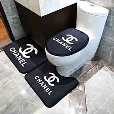 CHANEL クラシックなスタイル トイレマットセット